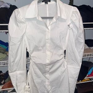 Long Sleeve White Dress